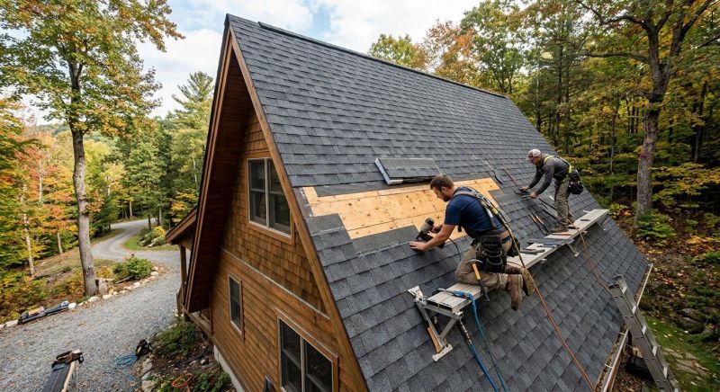 A Frame Roof Repair in Lafayette, CO