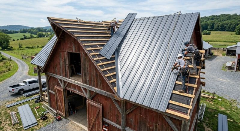 Barn Roof Construction in Lafayette, CO