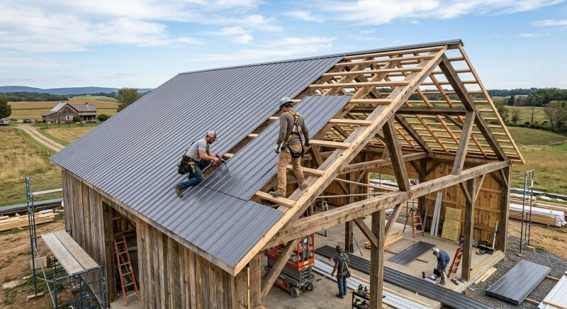 Barn Roof Construction in Lafayette, CO