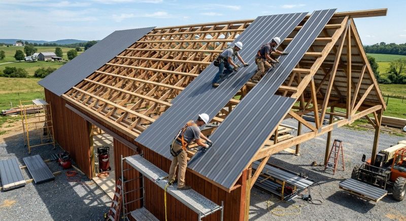 Barn Roof Installation in Lafayette, CO