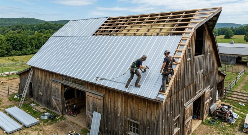 Barn Roof Installation in Lafayette, CO