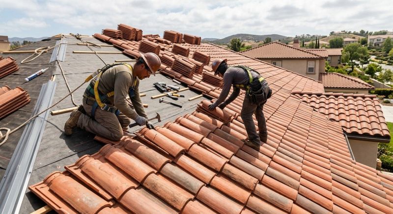 Barrel Tile Roof Installation in Lafayette, CO