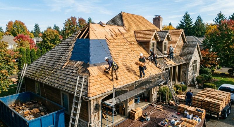Cedar Roof Replacement in Dacono, CO