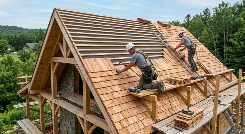 Cedar Shake Roof Construction in Golden, CO