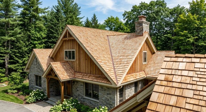 Cedar Shake Roof Construction in Lyons, CO