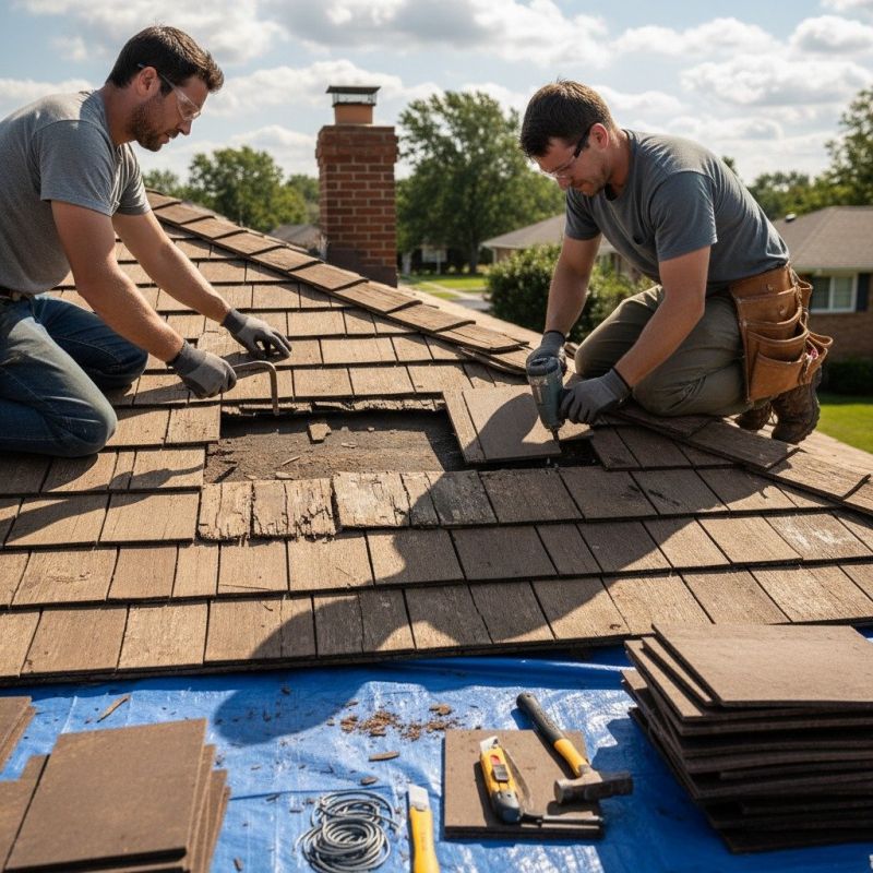 Cedar Shake Roof Repair in Berthoud, CO