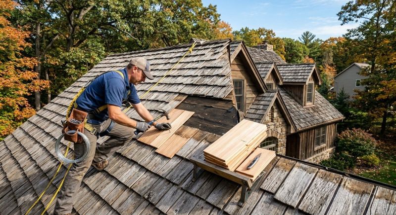 Cedar Shingles Repair in Louisville, CO