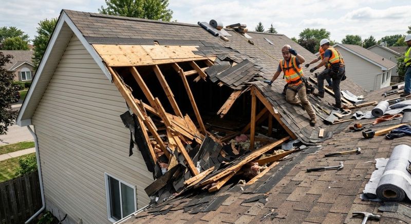 Collapsing Roof Repair in Lafayette, CO