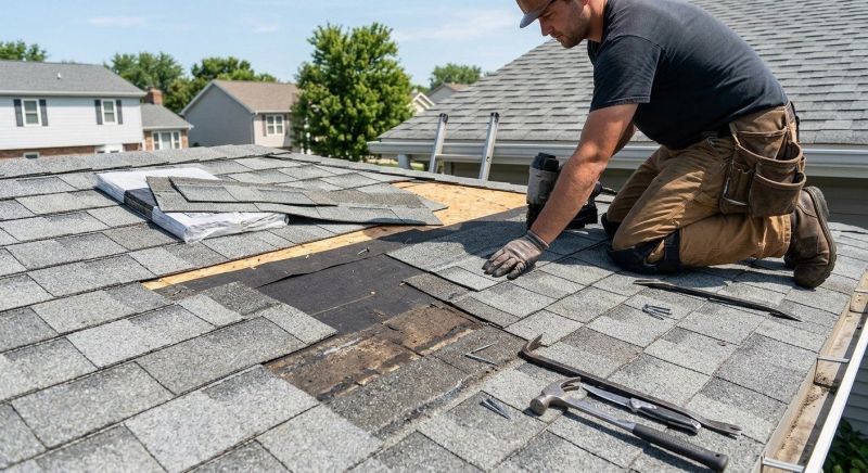 Composite Roof Repair in Lafayette, CO