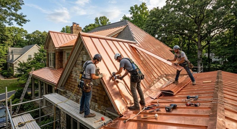 Copper Roof Installation in Lafayette, CO