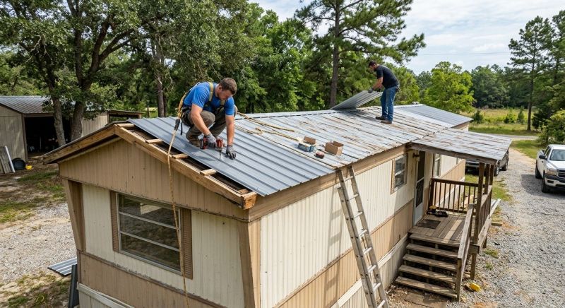 Corrugated Roof Repair in Erie, CO