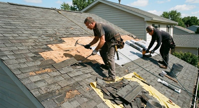 Damaged Roof Repair in Johnstown, CO