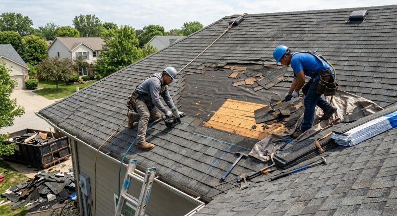 Damaged Roof Repair in Longmont, CO