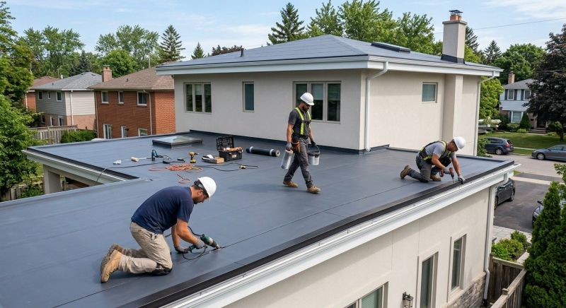 Flat Roof Installation in Boulder County, CO