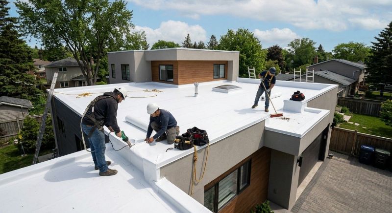 Flat Roof Installation in Firestone, CO