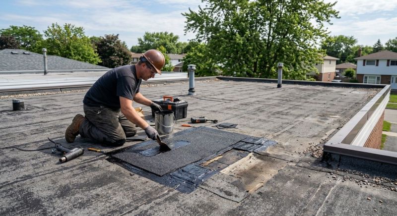 Flat Roof Repair in Broomfield, CO