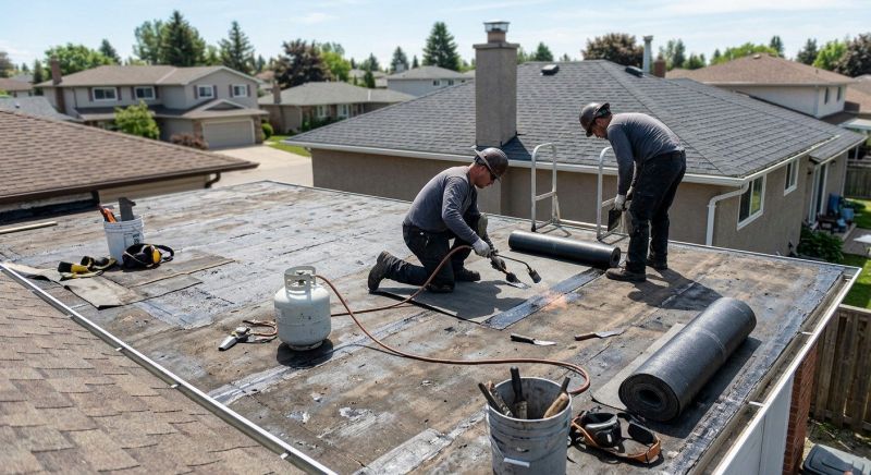 Flat Roof Repair in Firestone, CO