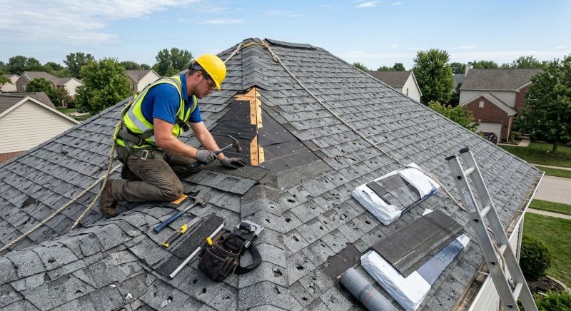 Hail Damage Roof Repair in Firestone, CO