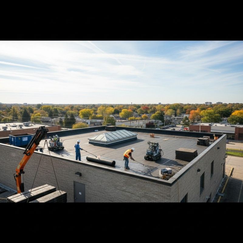 Single Ply Roof Replacement in Brighton, CO