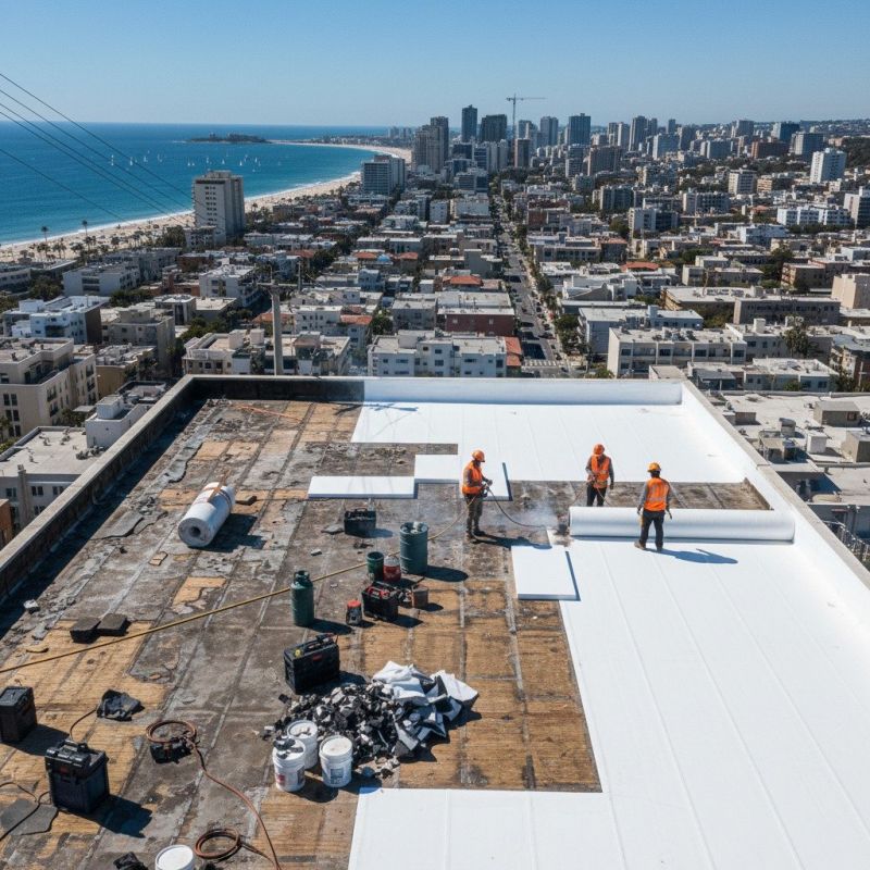 Single Ply Roof Replacement in Brighton, CO
