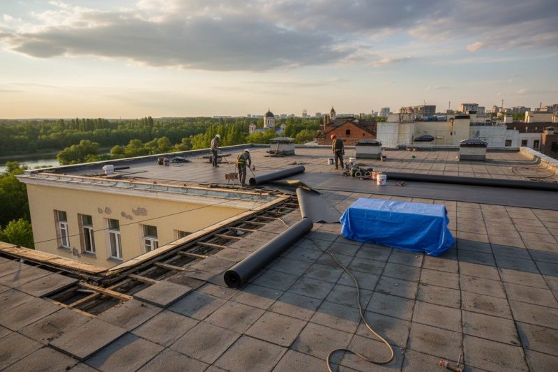 Single Ply Roof Replacement in Firestone, CO