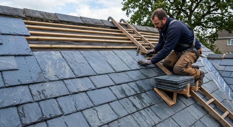 Slate Roof Construction in Broomfield, CO