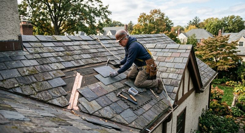 Slate Roof Repair in Broomfield, CO