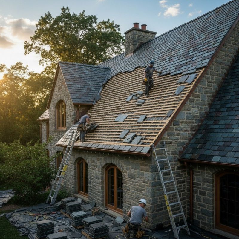 Slate Roof Replacement in Arvada, CO