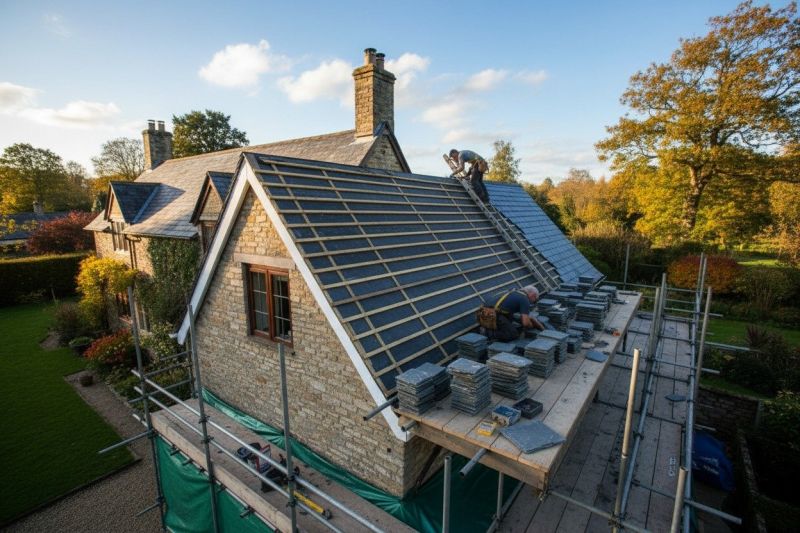 Slate Roof Replacement in Jamestown, CO