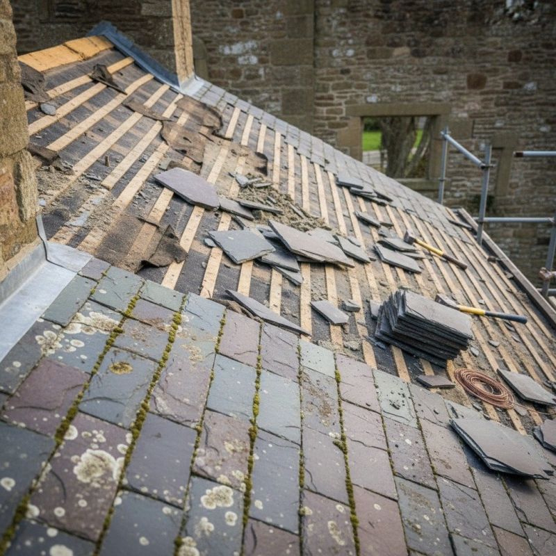 Slate Roof Replacement in Wheat Ridge, CO