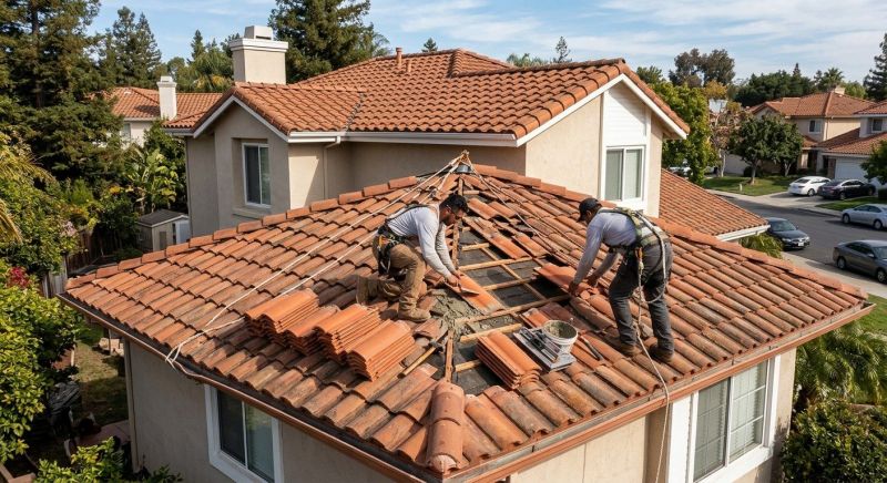 Spanish Tile Roof Repair in Lafayette, CO