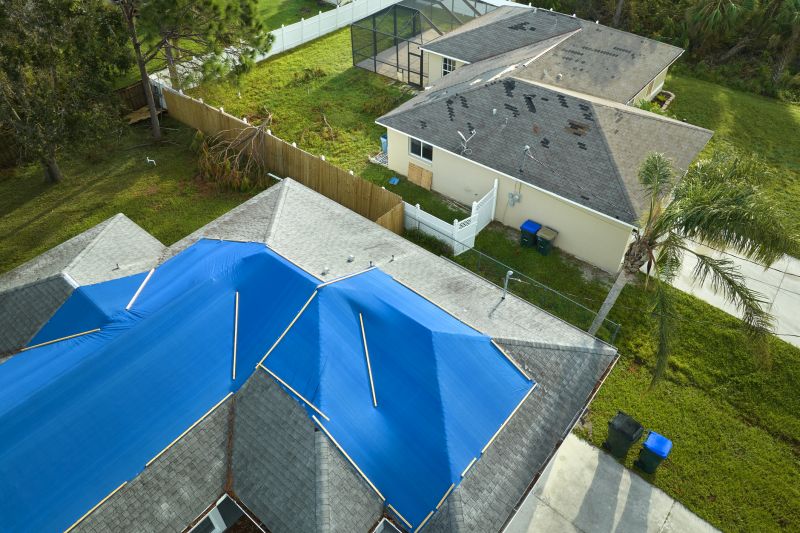 Storm Damage Roof Tarping in Lafayette, CO