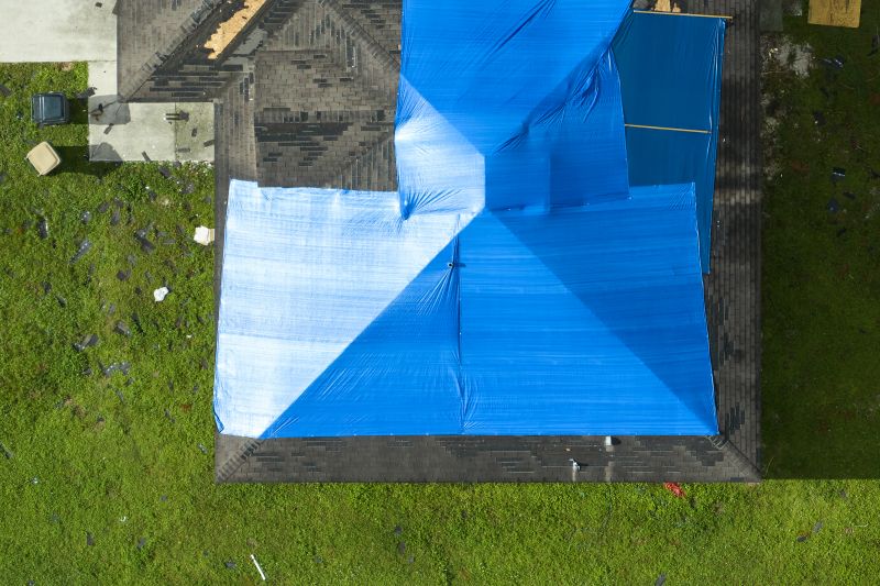 Storm Damage Roof Tarping in Lafayette, CO