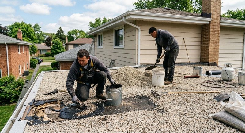 Tar And Gravel Roof Repair in Brighton, CO