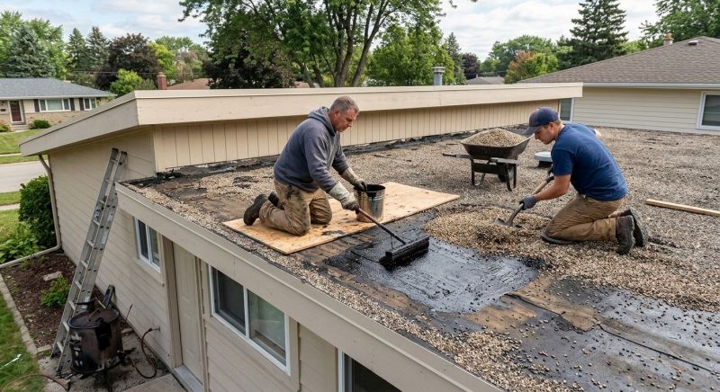 Tar And Gravel Roof Repair in Lafayette, CO