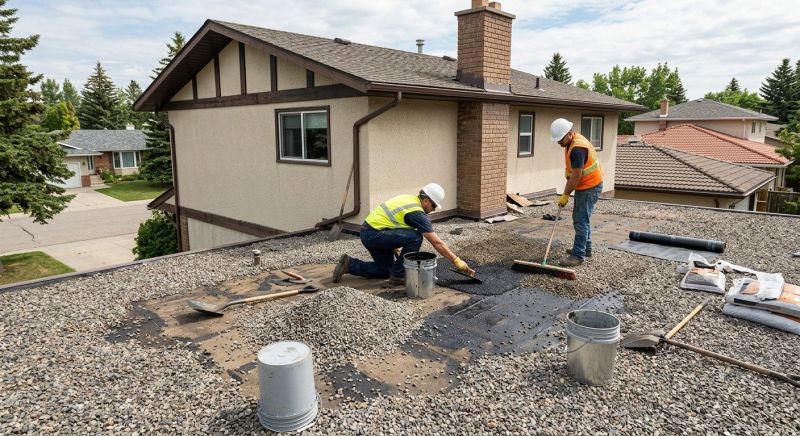 Tar And Gravel Roof Repair in Longmont, CO