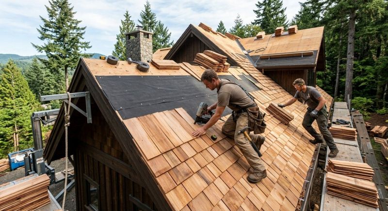 Wood Roofing Installation in Berthoud, CO