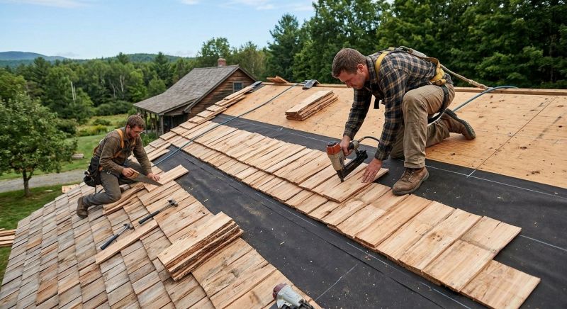 Wood Roofing Installation in Johnstown, CO