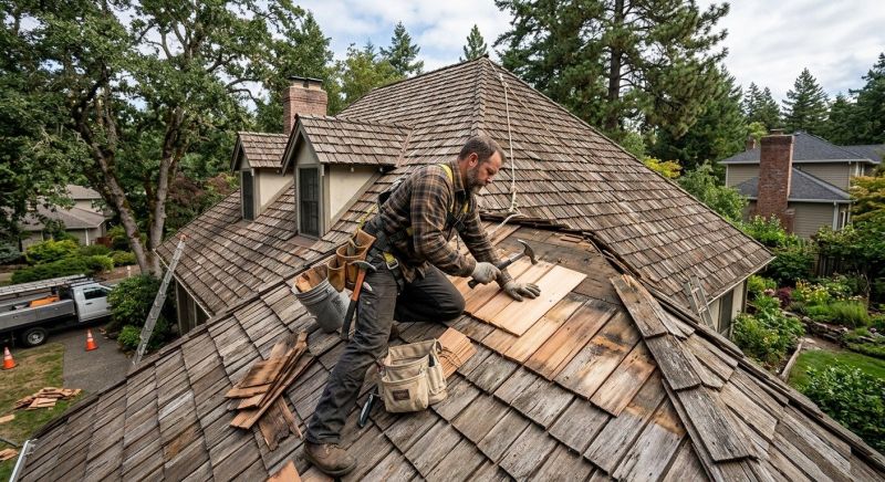 Wood Shake Roof Repair in Black Hawk, CO