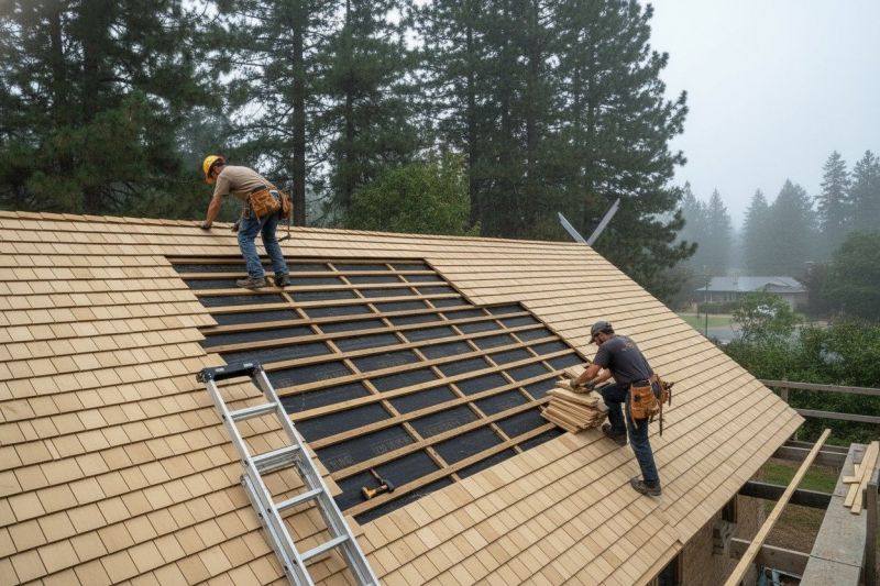Wood Shake Roof Repair in Denver County, CO