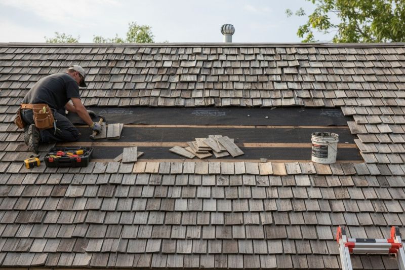 Wood Shake Roof Repair in Lafayette, CO