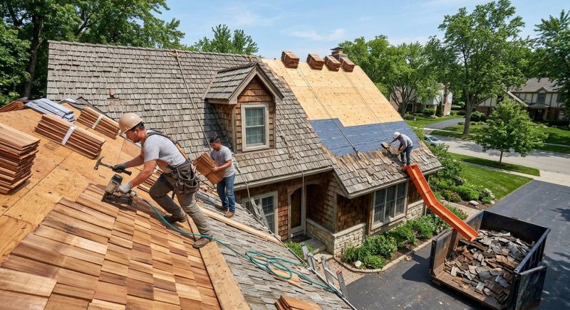 Wood Shingle Roof Replacement in Lafayette, CO