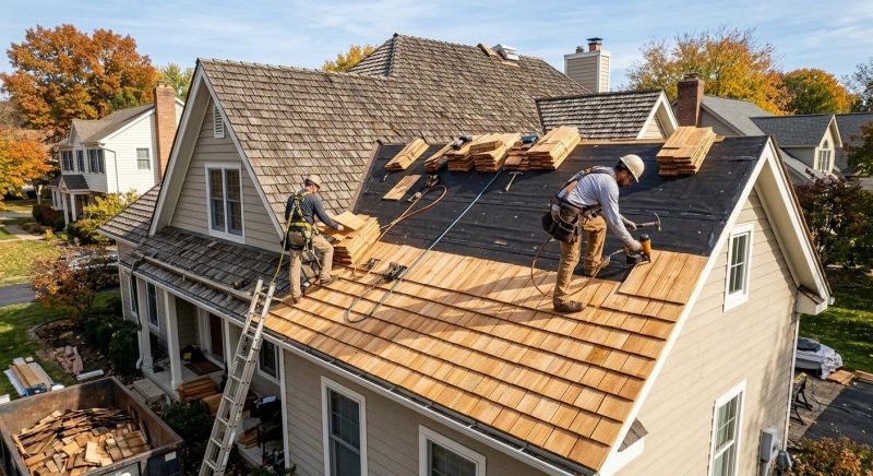Wood Shingle Roof Replacement in Lafayette, CO